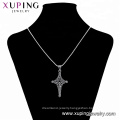 34508 xuping fashion  Gothic design  Stainless Steel jewelry black gun color cross pendant